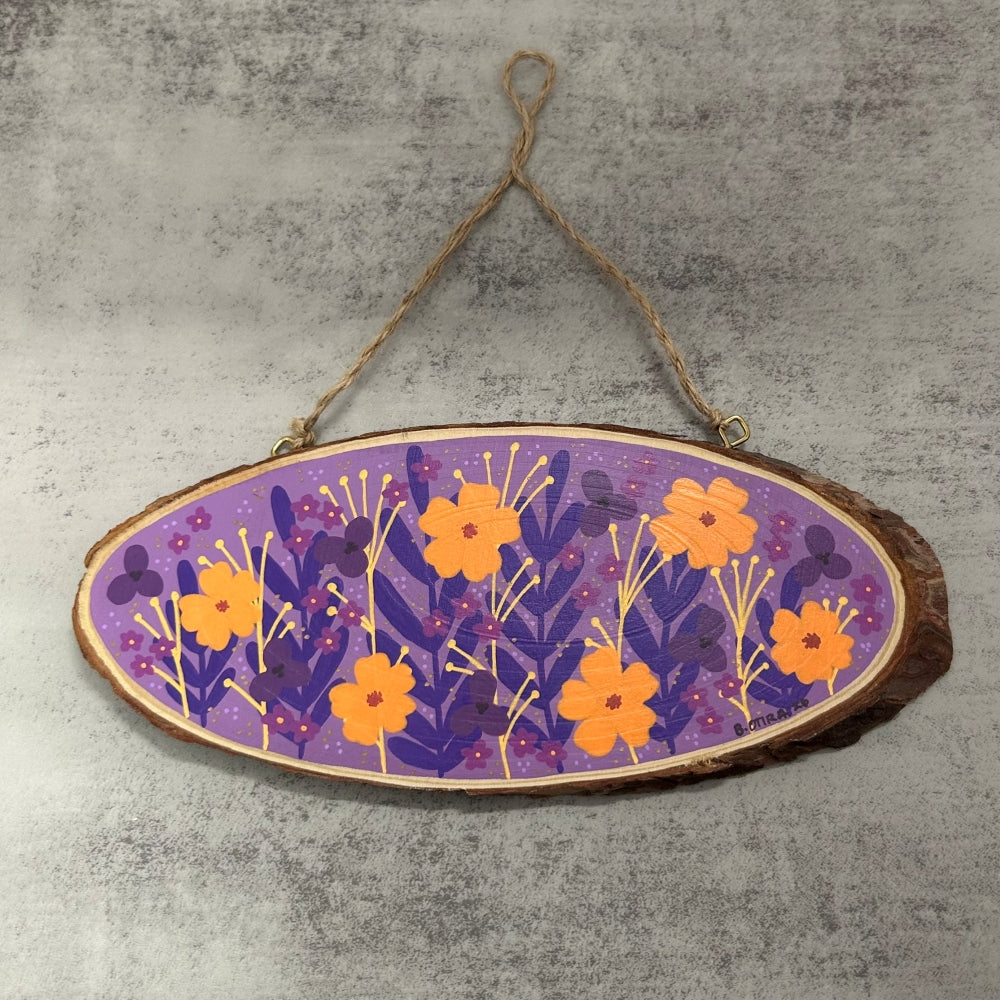 Wood-Slice Garden Signs