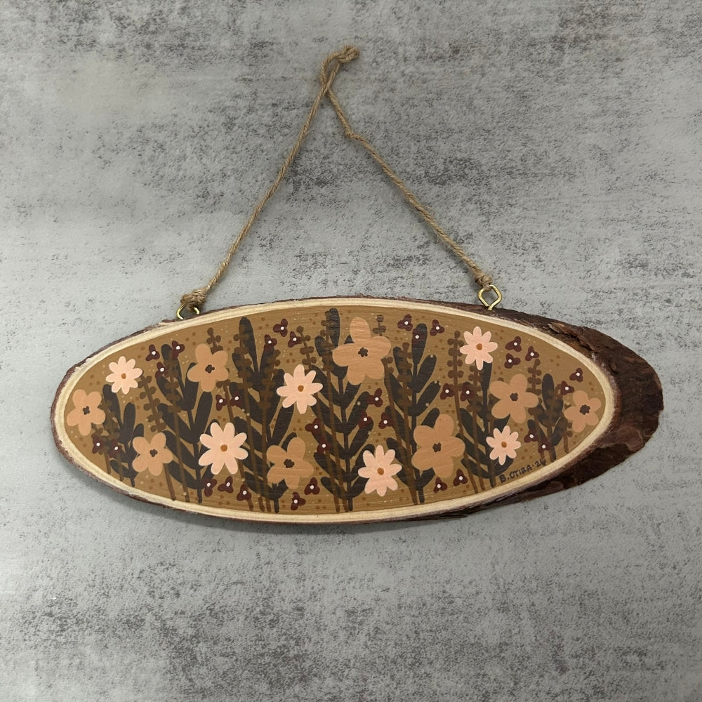 Wood-Slice Garden Signs